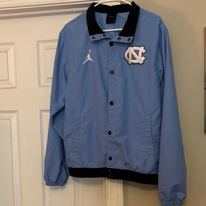 Jordan Light Blue and Black Varsity Jacket